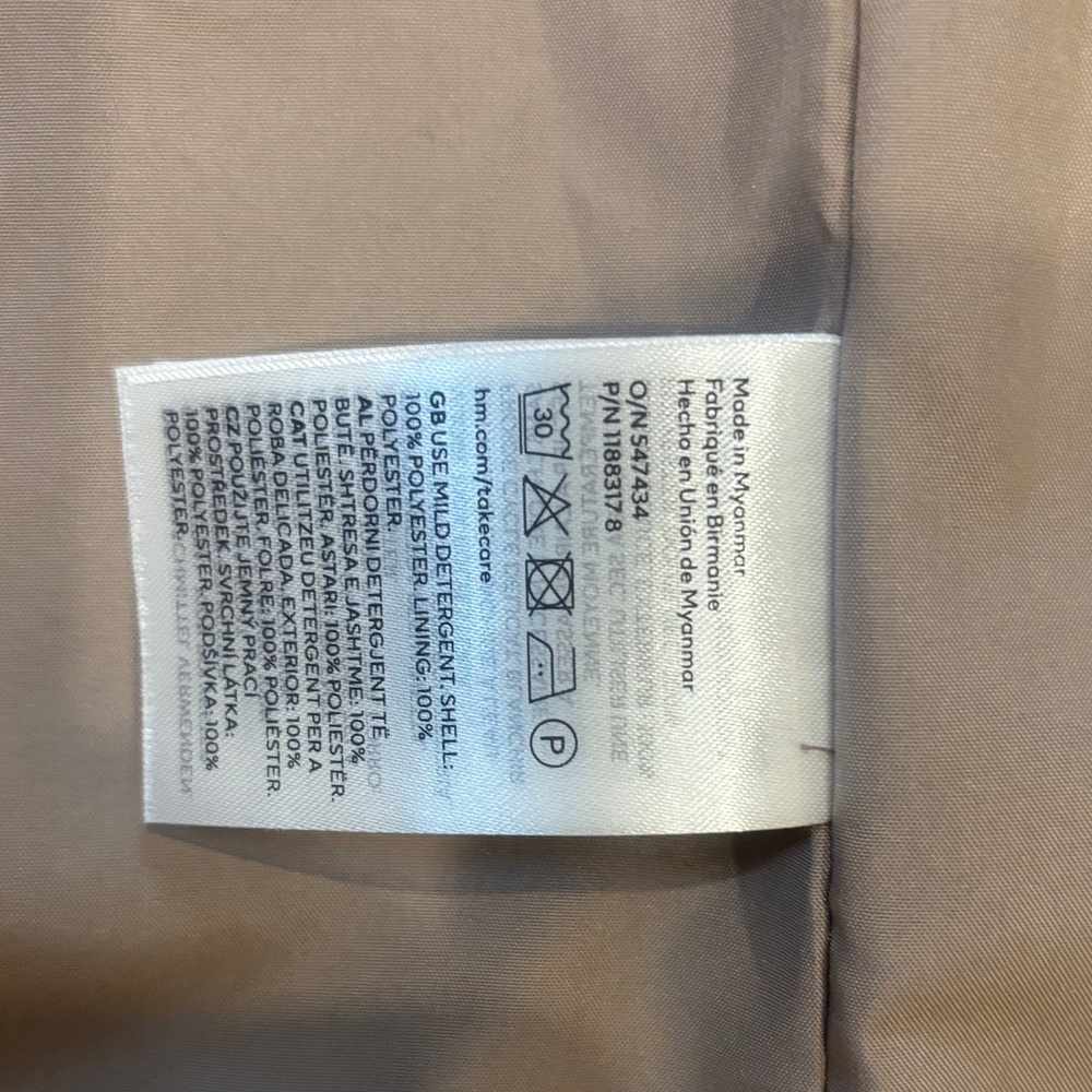 H&M Classic Tan  Coat - Picture 8 of 10